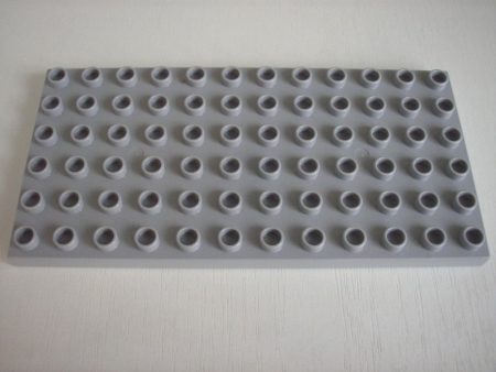 Lego Duplo Bord de baza 6*12 (gri deschis)