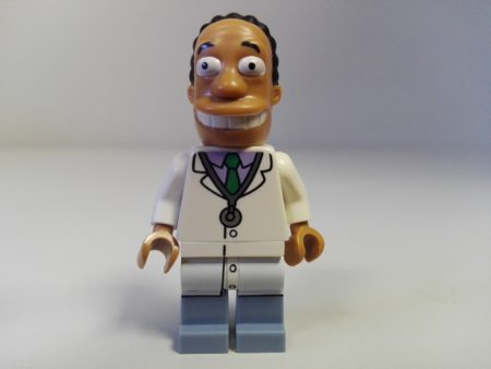 Lego figurina - Familia Simpson  - Dr. Hibbert (sim042)