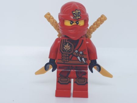 Lego Ninjago Figurina -  Kai (Jungle Robe) - Tournament of Elements, Scabbard (njo121)