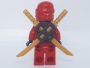 Lego Ninjago Figurina -  Kai (Jungle Robe) - Tournament of Elements, Scabbard (njo121)