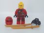 Lego Ninjago Figurina -  Kai (Jungle Robe) - Tournament of Elements, Scabbard (njo121)