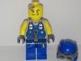 Lego Power Miners figurina - Inginer (zgariat, uzat) (pm014) 