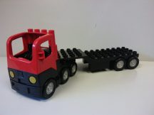 Lego Duplo Masina + remorca camion rosu