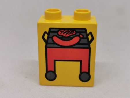 Lego Duplo Cub cu imagine - grill (inchis)