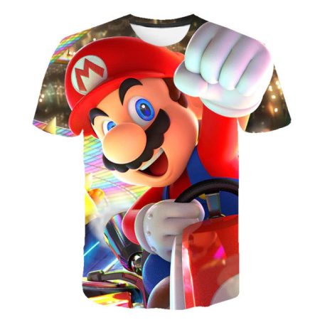 Tricou copii 3D Super Mario marimea 130