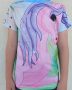 Tricou copii 3D Unicorn marimea 120