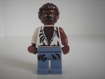 Lego figurina - Werewolf farkasember RARITATE (col060)