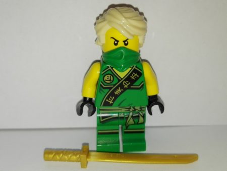 Lego Ninjago figurina - Lloyd arany karddal (njo123)