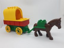 Lego Duplo Caleasca cu cai, caruta cu cai din setul 2438