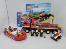   Lego City - Barca cu motor si pompier off road 7213 (cu catalog, lipsa matrita)