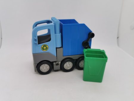 Lego Duplo Masina de gunoi, masina transport gunoi cu tomberon