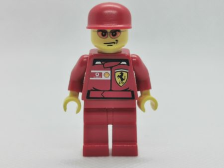 Lego racers Figurina - 	F1 Ferrari Mérnök (rac037s)