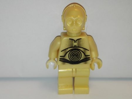 Lego Star Wars figurina - C-3PO - Pearl Light Gold RAR (sw010)