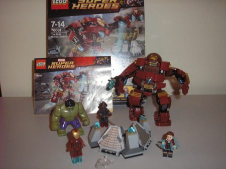 Lego Superheroes - Tamponarea Hulkirto 76031 (cutie+catalog)