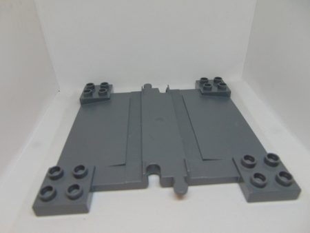 Lego Duplo Tren (trecere) element bariera, lego duplo pentru sistemul feroviar (gri) 