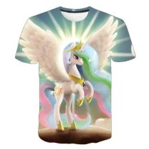 Tricou copii 3D Unicorn marimea 130