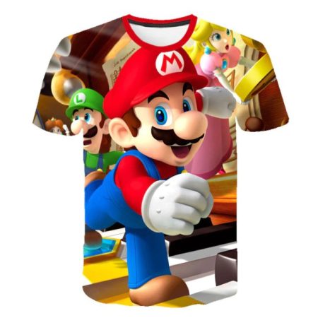 Tricou copii 3D Super Mario marimea 130