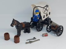   Lego System - Western -  Covered Wagon 6716 Raritate (calul este negru, in loc de maro)