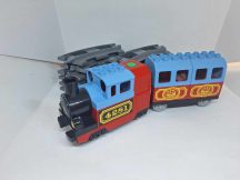   Lego Duplo locomotiva , lego duplo tren SERVICE-AT + 12 buc SINE curbe gri (produs testat si verificat in service-ul nostru)