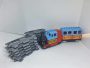 Lego Duplo locomotiva , lego duplo tren SERVICE-AT + 12 buc SINE curbe gri (produs testat si verificat in service-ul nostru)