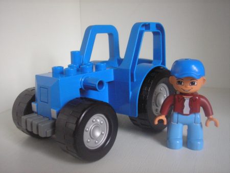 Lego Duplo Tractor+ figurina cadou