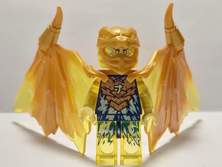 Lego Ninjago figurina - Jay (Balaur auriu) (njo755)