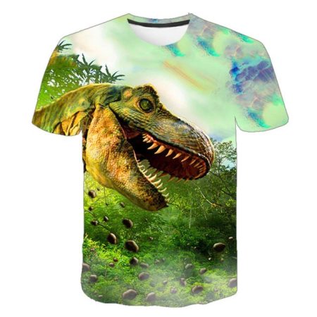 Tricou copii 3D Dinozaur marimea 110