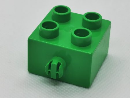 Lego Duplo Cub cu sticker (verde deschis)