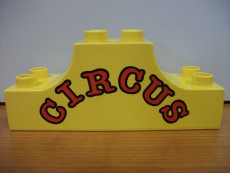 Lego Duplo Cub cu imagine - circ (uzat, zgariat)