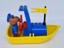 Lego Fabuland - Walter morsa si barca cu motor 3633