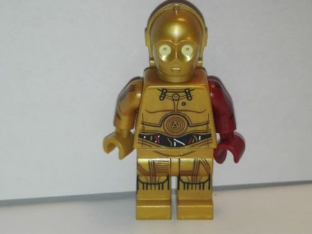 Lego Star Wars figurina - C-3PO - Dark Red Arm (sw653) RAR