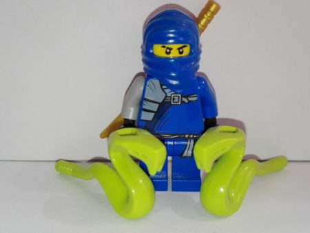 Lego Ninjago figurina - Jay cu 2 serpi (njo034)