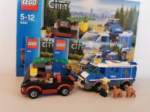   Lego City - Furgoeta cu echipa de politie cu caine 4441 (cutie+catalog) (incomplet)