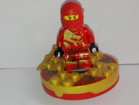 Lego Ninjago figurina - Kai DX + pörgettyű (njo009)