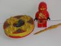 Lego Ninjago figurina - Kai DX + pörgettyű (njo009)