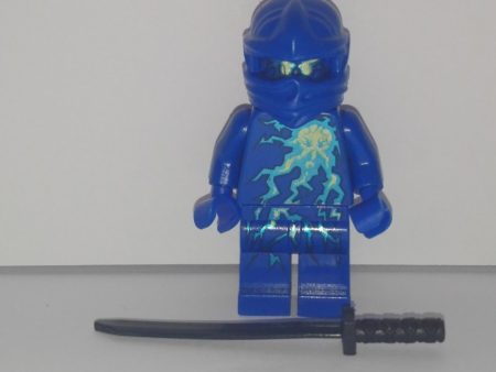 Lego figurina Ninjago - NRG Jay (njo061) (casca nu corespunde cu cel original)