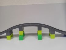   Lego Duplo - Pod feroviar, pasarela, linie de tren lego duplo din setul 10508