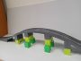 Lego Duplo - Pod feroviar, pasarela, linie de tren lego duplo din setul 10508