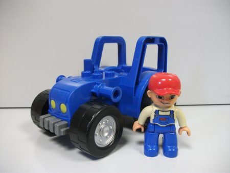 Lego Duplo Tractor + figurina cadou