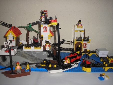 Lego System - Imperial Trading Post 6277 RARITATE EXTRA pirat, fortareata, cetate