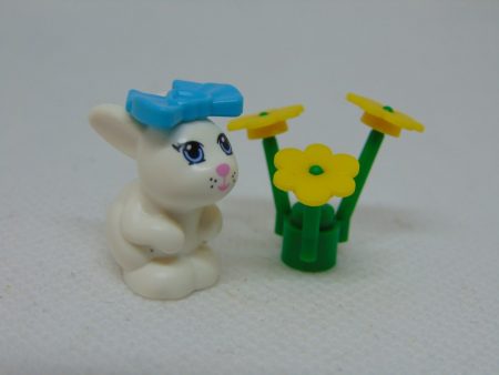 Lego Friends Animale - Iepure, iepuras cu floare 