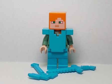 Lego Minecraft figurina - Alex (min070)