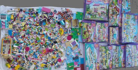 Pachet Lego FRIENDS vrac mixt 6,47 kg (cu cataloage, cutii, placi de baza, figurine)