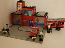   Lego Town - Statie de pompieri 6385 RARITATE din anii "80