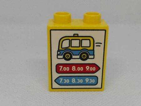 Lego Duplo Cub cu imagine - autobuz