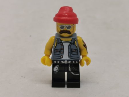 Lego Minifigurina - 	Motorcycle Mechanic (col160)