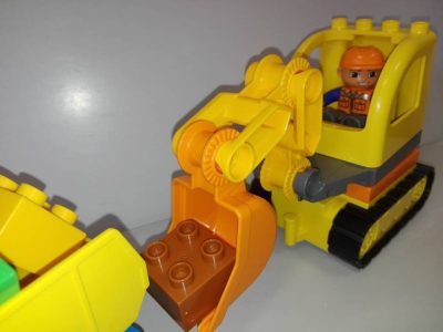 Lego digger hot sale duplo