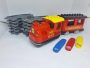 Lego Duplo locomotiva interactiva, lego duplo tren + 12 buc curbe gri + 3 buc elemente interactive