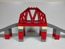   Lego Duplo - Pod feroviar, pasarela 3774, lego duplo sistem feroviar (gri maroniu)