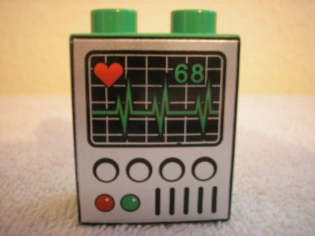 Lego Duplo Cub cu imagine - monitor , ekg